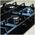 Artusi 90cm Tempered Black Glass Cooktop CAGH9000B image NaN