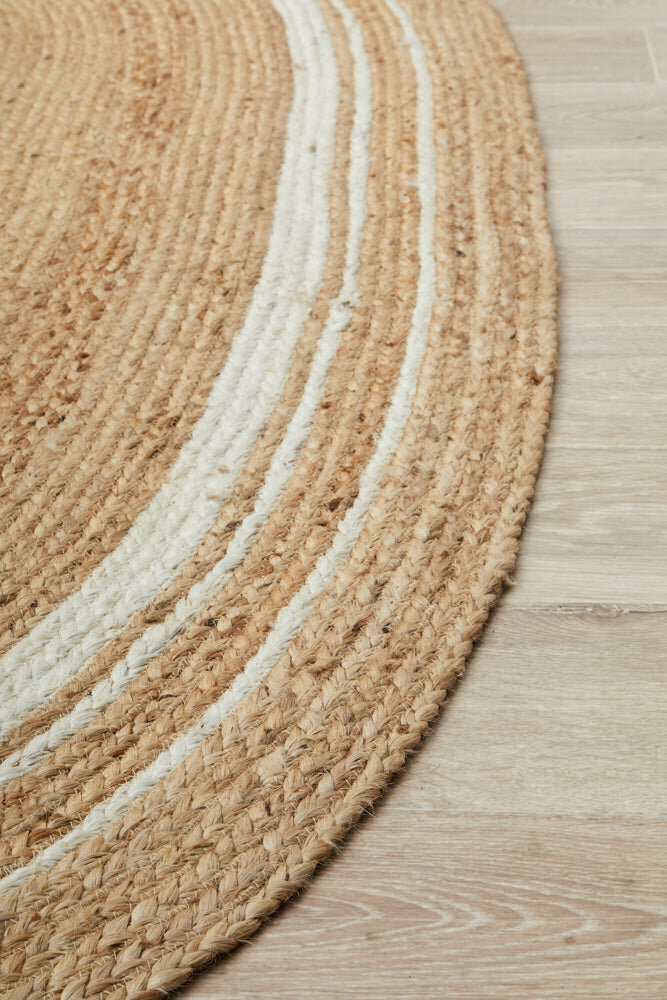 Rug Culture Nosa Medium Natural & White Rug 220X150CM OVAL - NSA-111-OVL-220X150 hero image