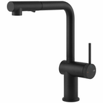 Gessi Inedito Pull Out Dual Function Spray Kitchen Mixer Black 60478B hero image