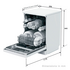 Euro Appliances Freestanding Dishwasher ED614SX  image NaN
