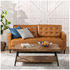 Zinus Benton Mid-Century Faux Leather Sofa 3 Seater - Cognac AU-USSBTF-3CL image NaN