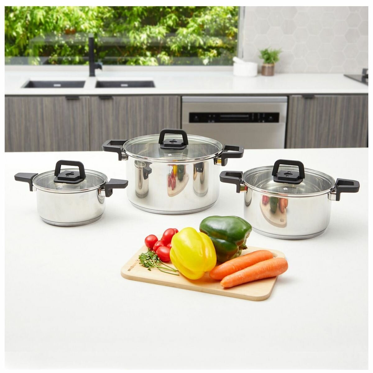 Casserole pot set top