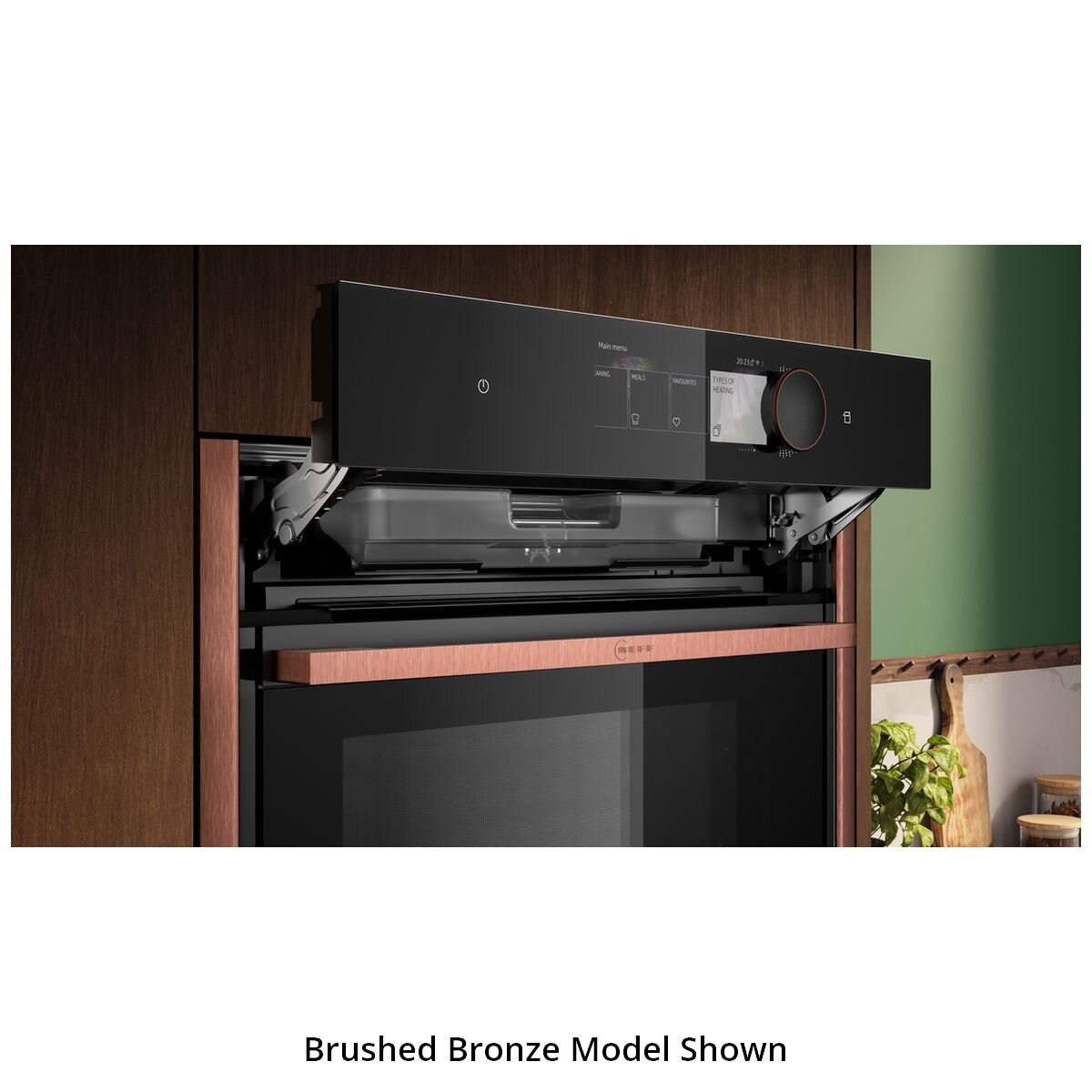 NEFF 60cm Pyrolytic Slide & Hide Oven with Added Steam Anthracite Grey B69VY7MY0A-AG hero image
