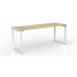 OLG Anvil Straightline Desk 1800x600 New Oak Worktop with White Frame OG_ANSD186_NO image NaN