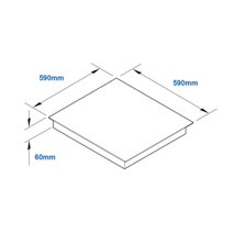 Haier 60cm 500 Series Induction Cooktop with Flexi Zone Black HCI604FTB4 hero image