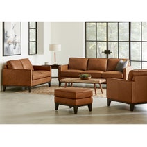 Kalona Brooklyn Three Seater Leather Lounge 6379-30 hero image