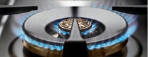 Bertazzoni 120cm Heritage Series 6 Burner + Griddle Plate Cream Dual Fuel Freestanding Oven HER126G2EAVT hero image