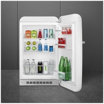 Smeg 50s Retro Style Happy Bar Fridge Right Hinge White FAB10HRWH6 hero image