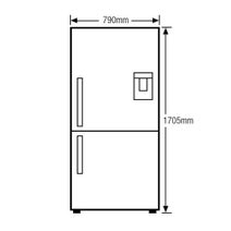 Fisher & Paykel E522BRXU4 519L Bottom Mount Fridge hero image