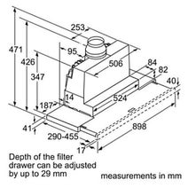 Bosch DFR097A50A Retractable Rangehood hero image