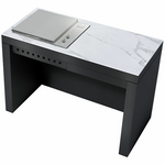 Artusi 1400mm Ferro Outdoor Kitchen with Torano Statuario Top QAP14FG-TS hero image