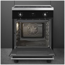 Smeg 60cm Black Pyrolytic Freestanding Oven C6IPBLT2 hero image