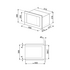 Smeg Classic 25L Built-In Microwave with Grill FMIA325X image NaN