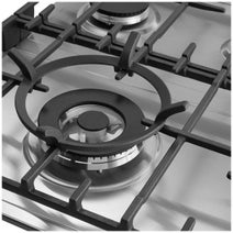 Omega 90cm Natural Gas Cooktop with Wok Burner Stainless Steel OCG905WX hero image
