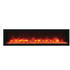 Remii 65 Inch Deep Indoor Built-in Electric Fireplaces with Black Steel Surround 102765-DE image NaN