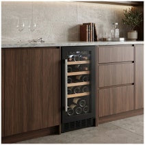Cantina 20 Bottle Single Zone Wine Cabinet Black CCWIS20B hero image