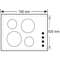 Arc CKS70 70cm Ceramic Cooktop hero image