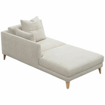 Kalona KYOTO Left Facing Extended Chaise Sofa Pearl WS-205-LCS-VILA-54 hero image