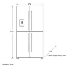 LG 708L French Door Fridge GF-D708BSL hero image
