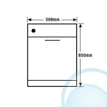 Smeg DWA315X Freestanding Dishwasher hero image