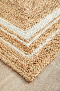 Rug Culture Nosa Medium Natural & White Rug 300X80CM - NSA-111-300X80 hero image