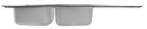 Teka Double Bowl Right Hand Drainer Inset Sink TCLA20BRHD hero image