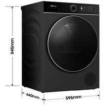 Hisense 10kg Series 8I TFT Heat Pump Dryer-Black HDF8I10HB hero image