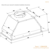 Linarie 52cm Undermount Rangehood LYBIH52X hero image