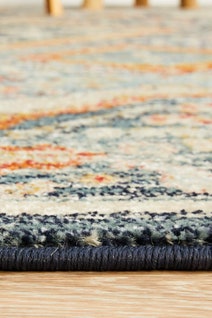 Rug Culture Legacy Large Multi-coloured Rug 290X200CM - LEG-863-NAVY-290X200 hero image