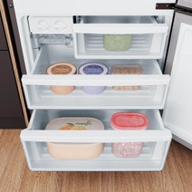 Westinghouse 425L Bottom Mount Fridge with AutoSense Charcoal Black WBE4302BE-X hero image