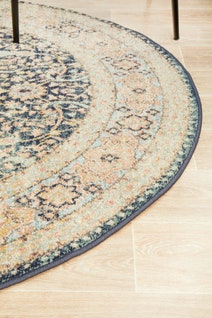 Rug Culture Legacy Small Multi-coloured Rug 150X150CM - LEG-858-MIDN-150X150 hero image