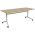 OLG Uni Flip Table 2100x900 New Oak Worktop with White Frame OG_UNIFLIP219W_NO image NaN