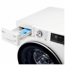 LG Series 9 12kg/8kg Front Load Washer Dryer Combo with Steam White WVC9-1412W hero image