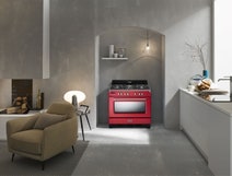 Delonghi DEFV908R 90cm Freestanding Dual Fuel Oven/Stove hero image