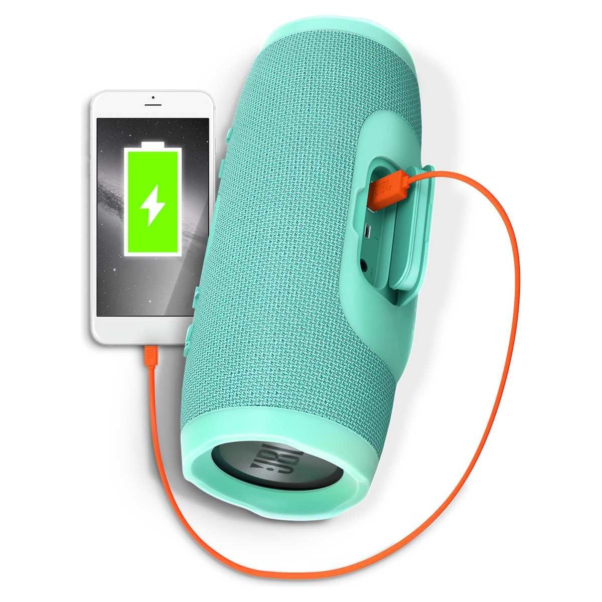 Jbl Charge Portable Cell Phone Speakers JBL JBLCHARGE3TEALAS