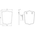 Turner Hastings Mayer 80x50 Shield Bathroom Mirror Brushed Brass MA410MR-BB image NaN
