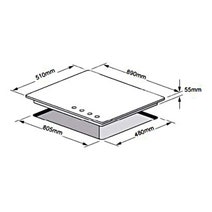 Omega OCG90X Gas Cooktop hero image