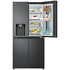LG 508L French Door InstaView Door-in-Door Fridge with In-door Ice & Water Dispenser Matte Black GF-V500MBLC image NaN