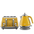 DeLonghi Icona Capitals Kettle and Four Slice Toaster Breakfast Pack CTOC4003YKBOC2001Y image NaN