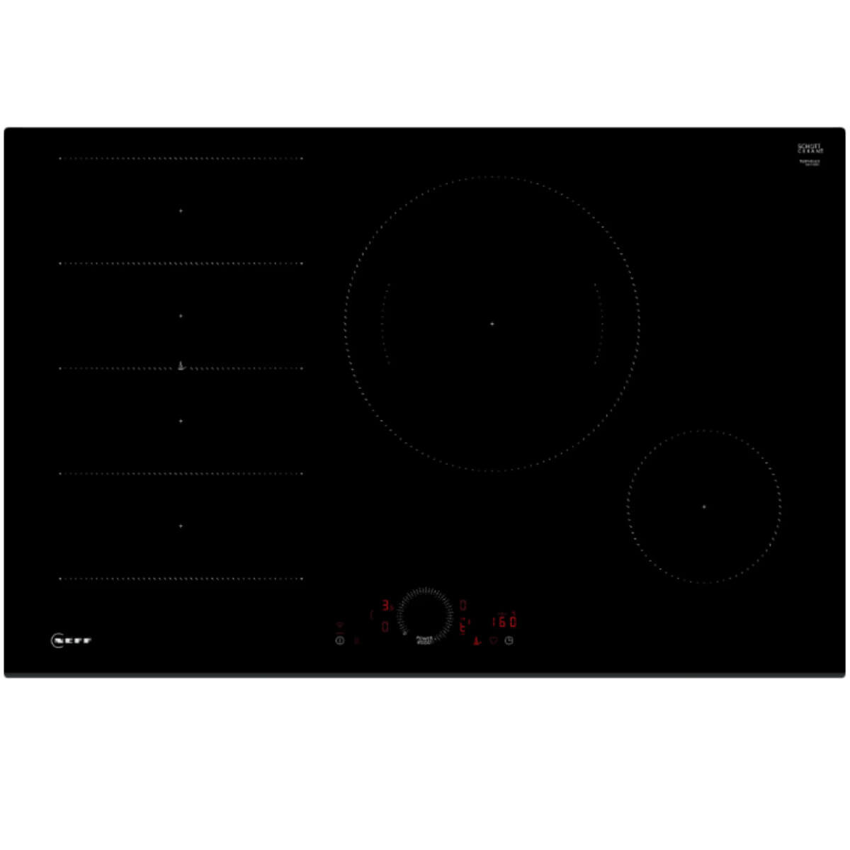 NEFF 80cm Induction Cooktop Black T68FHE4L0 hero image