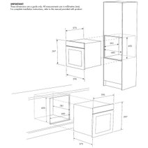 Chef 60cm 3 Multi Function Electric Built-In Oven White CVE612WB hero image