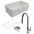 Turner Hastings Novi 75 Butler Sink Pack with Chrome Ludlow Pull Out Mixer Tap and Accessories PKG024 image NaN