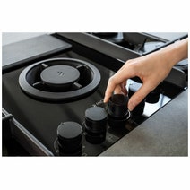 Elica NikolaTesla Flame Gas Cooktop with Integrated Rangehood Filtered NIKOLATESLAFLBLF88 hero image