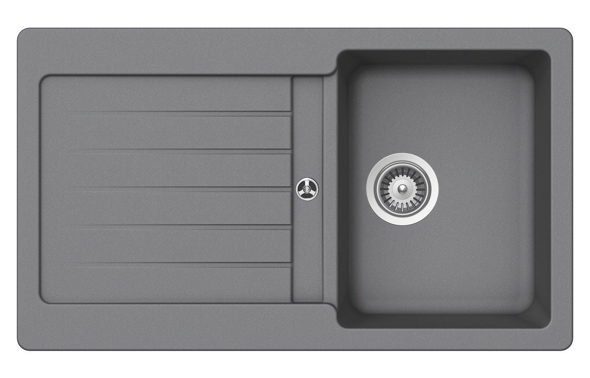 Abey TD100CR Schock Typos Single Sink with Drainer hero image