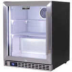 Schmick 89L Under Bench Heated Glass Stainless Steel Bar Fridge SK86L-HD hero image