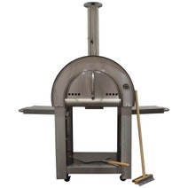 Smart Built-In Wood Fired Pizza Oven with Freestanding Trolley Stainless Steel PW01PW01-C hero image