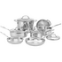  Cuisinart Chef's Classic Stainless Steel 11 Piece Cookware Set 77-11GXA image NaN