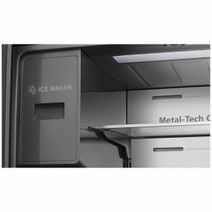 Hisense 585L French Door Fridge Black Steel with Dark Interior HRCD585BWB hero image
