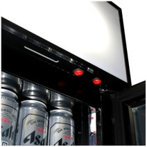 Schmick 160L Victoria Bitter Branded Skinny Upright Bar Fridge SS-P160-VB-V2 hero image