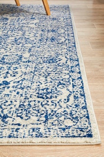 Rug Culture Evoke Large Blue Rug 290X200CM - EVO-256-BLUE-290X200 hero image
